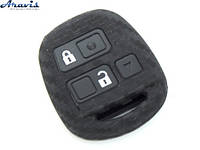 Чехол на пульт сигнализации силиконовый Toyota ZB 3 Carbon 1007 (3885)