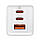 МЗП Baseus GaN5 Pro Fast Charger 2C+U 65W EU White(Include:Baseus Xiaobai series fast charging Cable Type-C, фото 2
