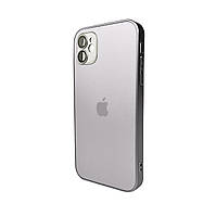 Чохол для смартфона AG Glass Matt Frame Color Apple iPhone 12 Titanium Grey