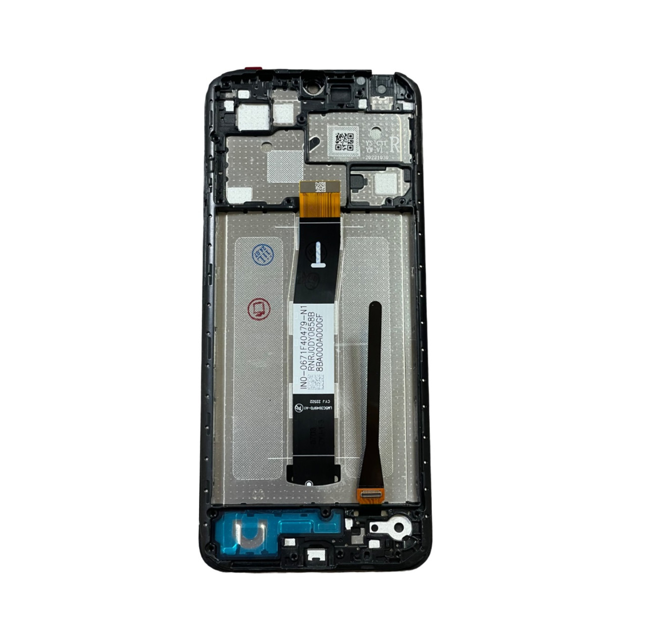 Дисплей Xiaomi Redmi 12C модуль в зборі з тачскріном і рамкою, Original PRC, чорний