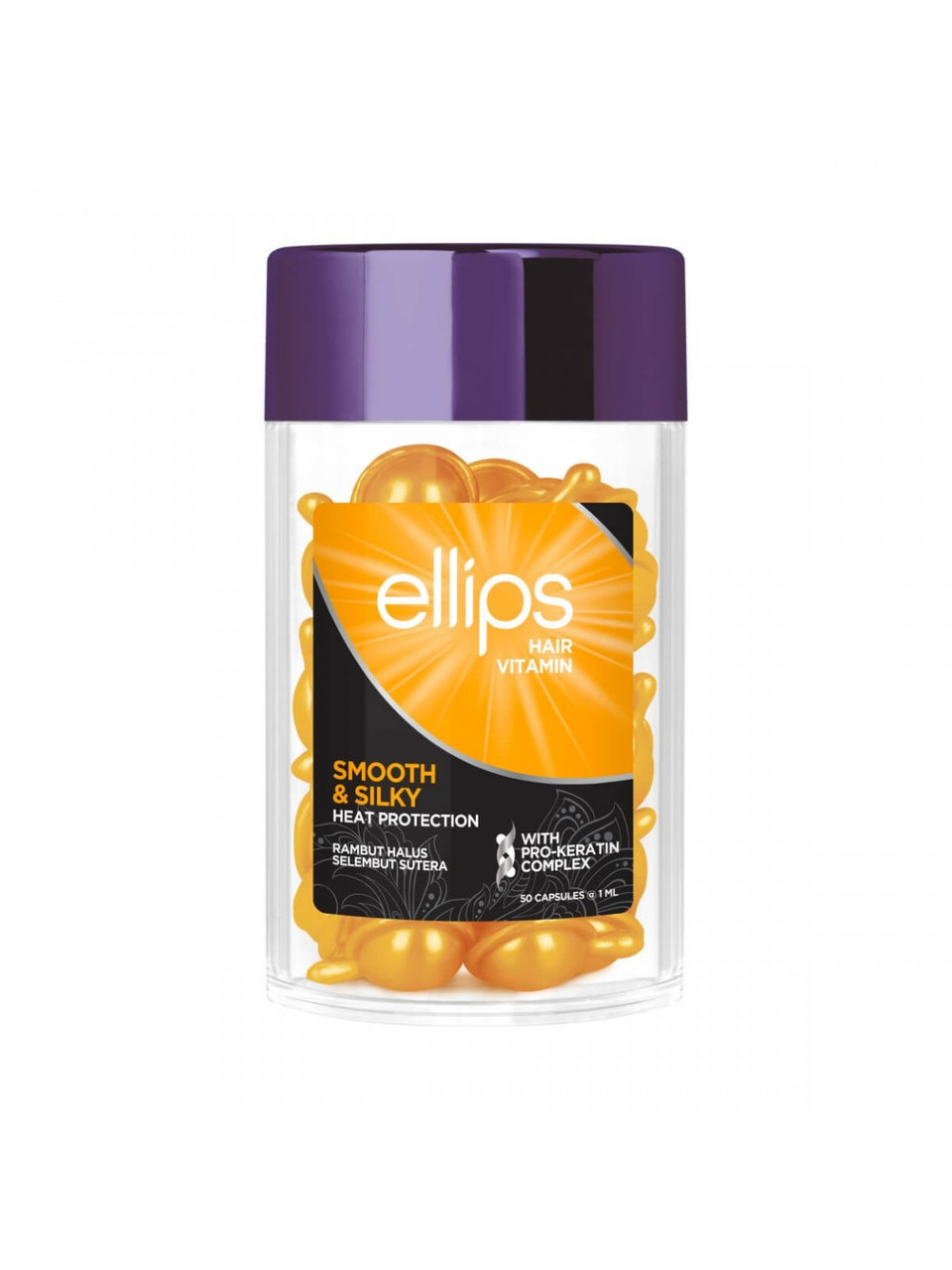 Вітаміни для волосся «БЕЗДОГАННИЙ ШОВК» з прокератиновим комплексом 50х1мл