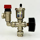 Група безпеки котла MF-X15 (1.5bar) з манометром 1/2"-3/4" ITAP KVANT, фото 2