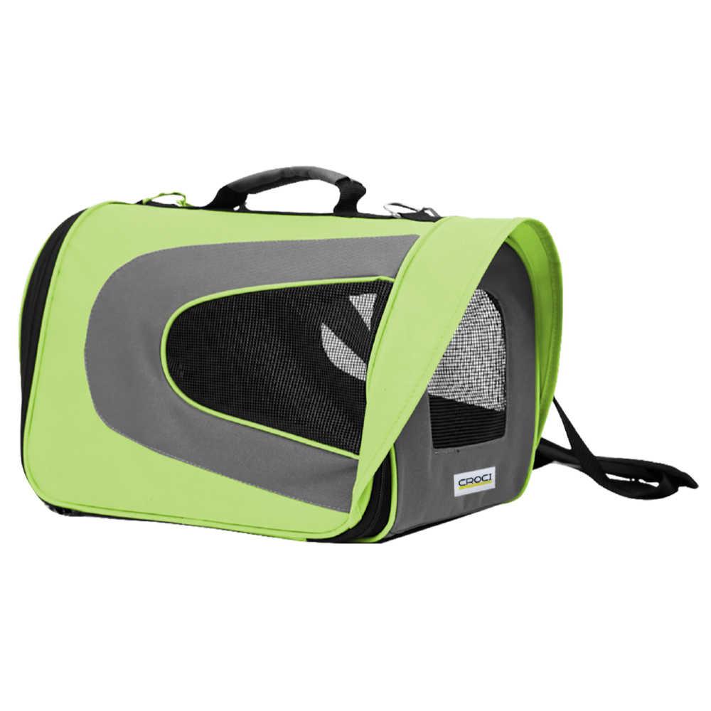 Сумка для тварини ROCKET, салатова, синтетика, 46х26х27см (*), фото 1