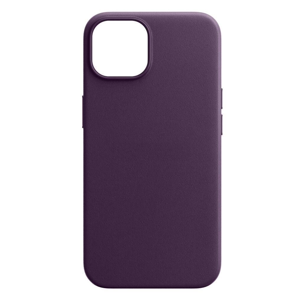 Накладка ArmorStandart FAKE Leather Case для Apple iPhone 14 Dark Cherry (ARM64392)