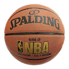 М'яч баскетбольний №7 Spalding PU NBA Gold