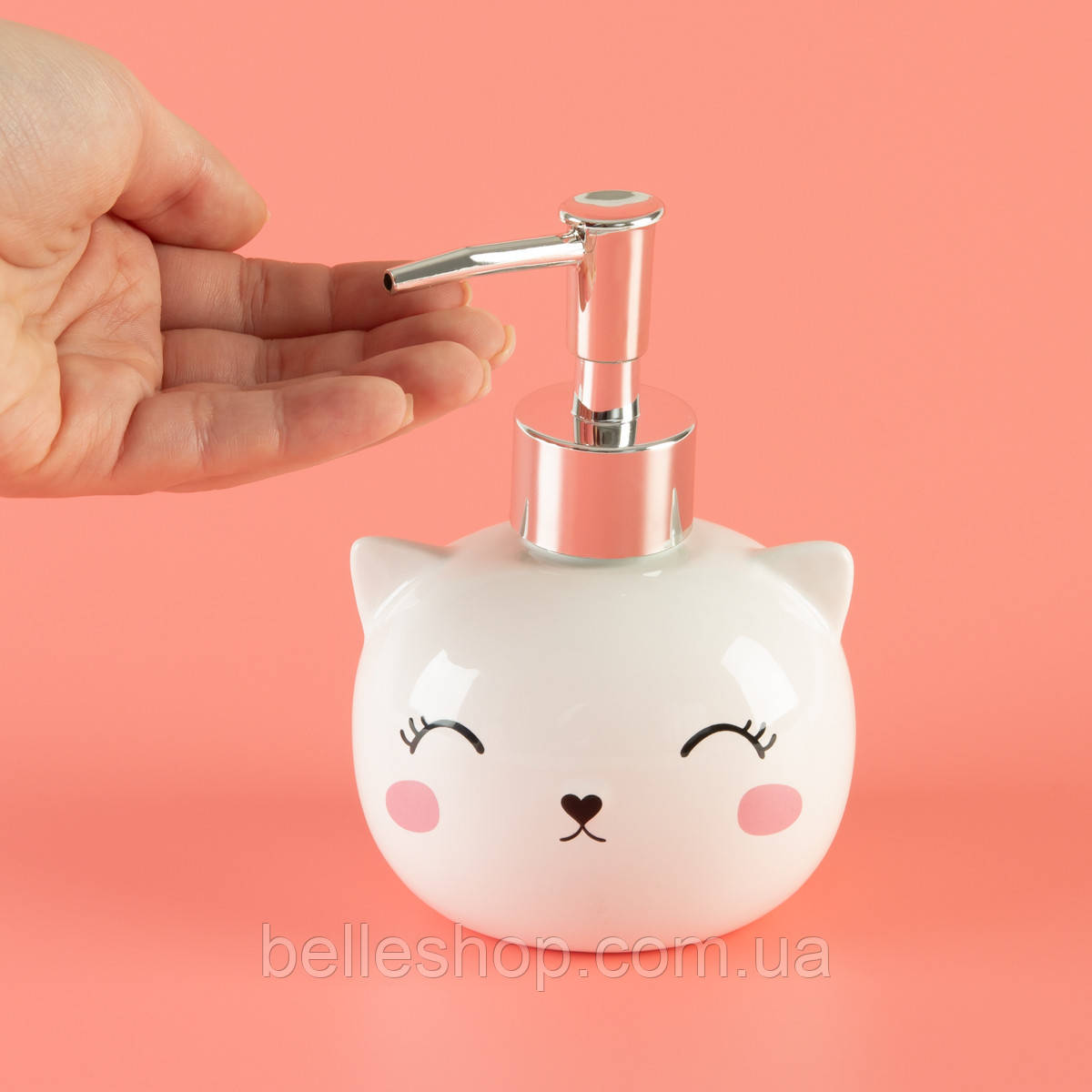 Диспенсер для рідкого мила cute cat 250 мл