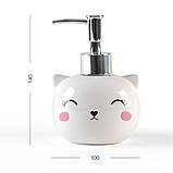 Диспенсер для рідкого мила cute cat 250 мл, фото 10