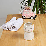 Підставка для зубних щіток та пасти cute cat 250 мл, фото 3