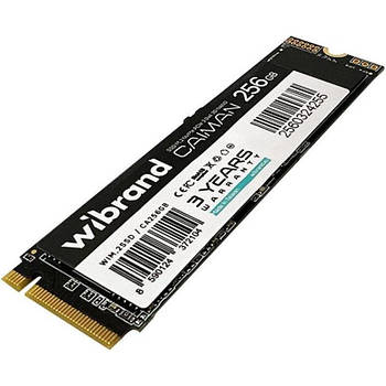 Жорсткий диск SSD: 256GB Wibrand Caiman M.2 2280 (WIM.2SSD/CA256GB)