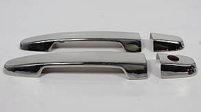 Накладки на ручки Toyota Corolla 2006-2012 (к-т 4шт, нержавійка)