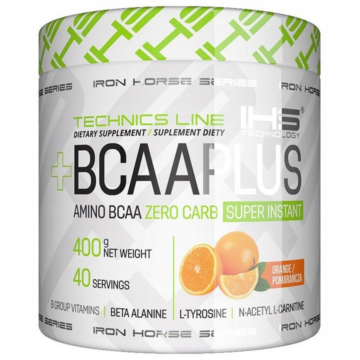 IRON HORSE BCAA PLUS 400 г АМІНОКИСЛОТИ Апельсин
