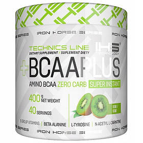 IRON HORSE BCAA PLUS 400г АМІНОКИСЛОТИ зі смаком ківі