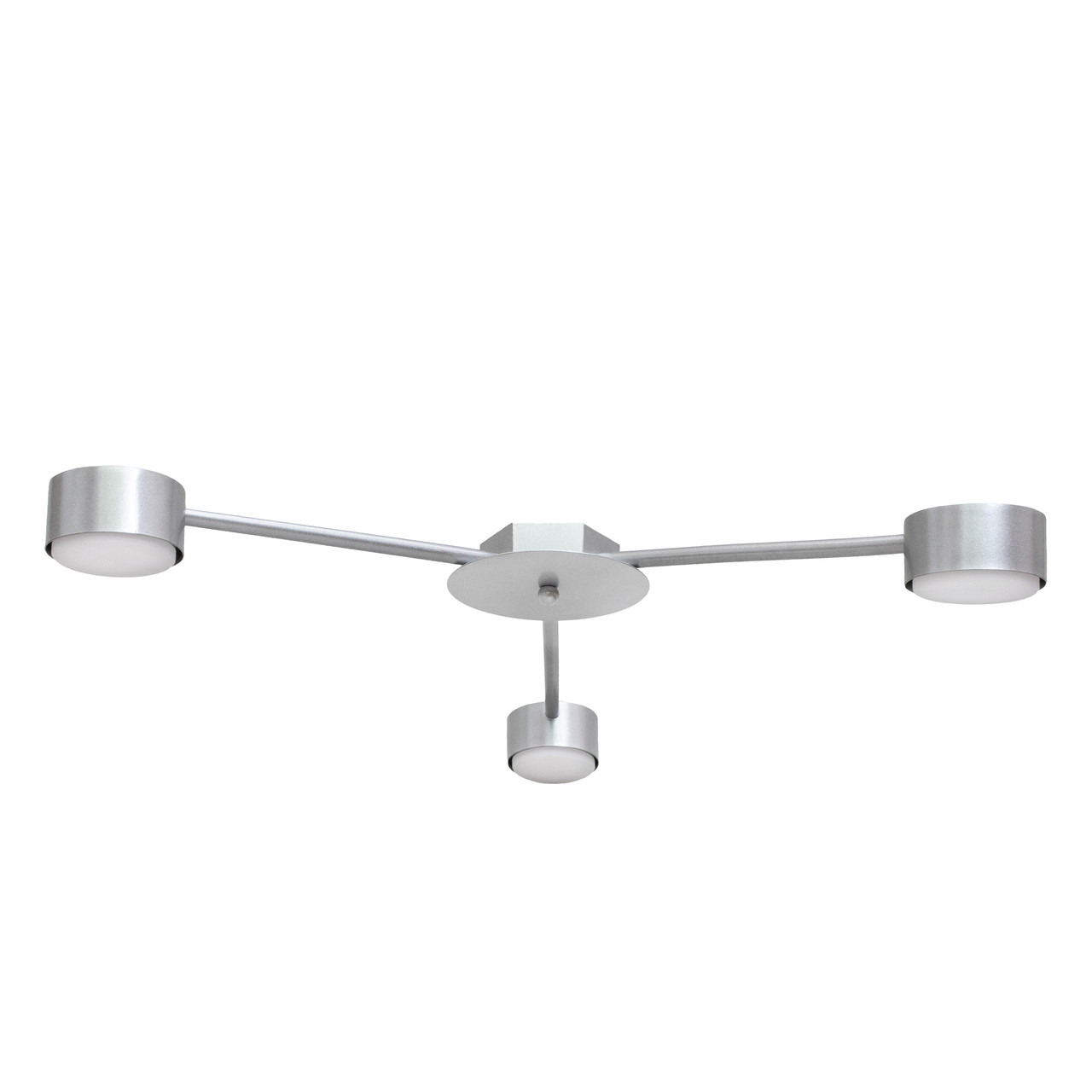 Люстра стельова MSK Electric Copter на три круглі плафони під лампи GX53 NL 8040-3 AL, фото 1