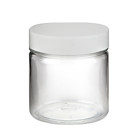 Прозора банка 150 мл для косметичних засобів, порошків, кремів (банка+кришка)