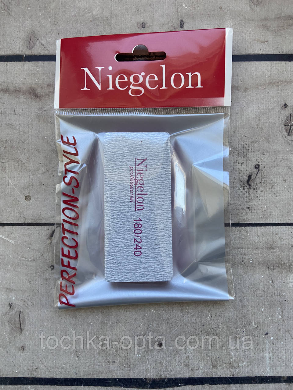 Баф для нігтів Niegelon 180/240, фото 1