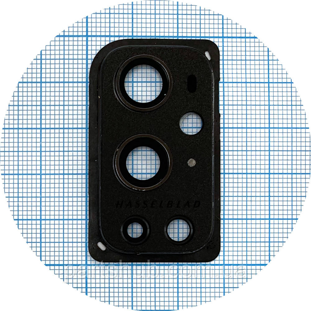 Скло камери OnePlus 9 Pro (з чорною рамкою), фото 1