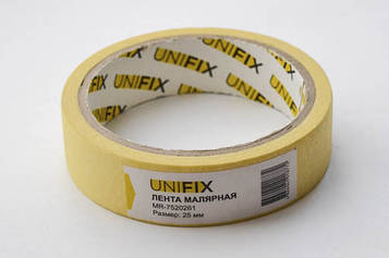 Стрічка клейка малярська 25 мм*20м MR-7520261 UNIFIX MR-7520261