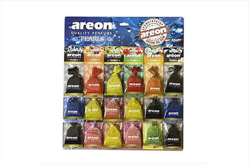Ароматизатор AREON Pearls мікс (планшет 18 шт.) (мішочок) 077269