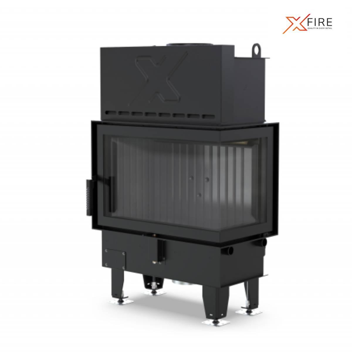 Камінна топка XF- Corner R 700 Slim graphite, фото 1
