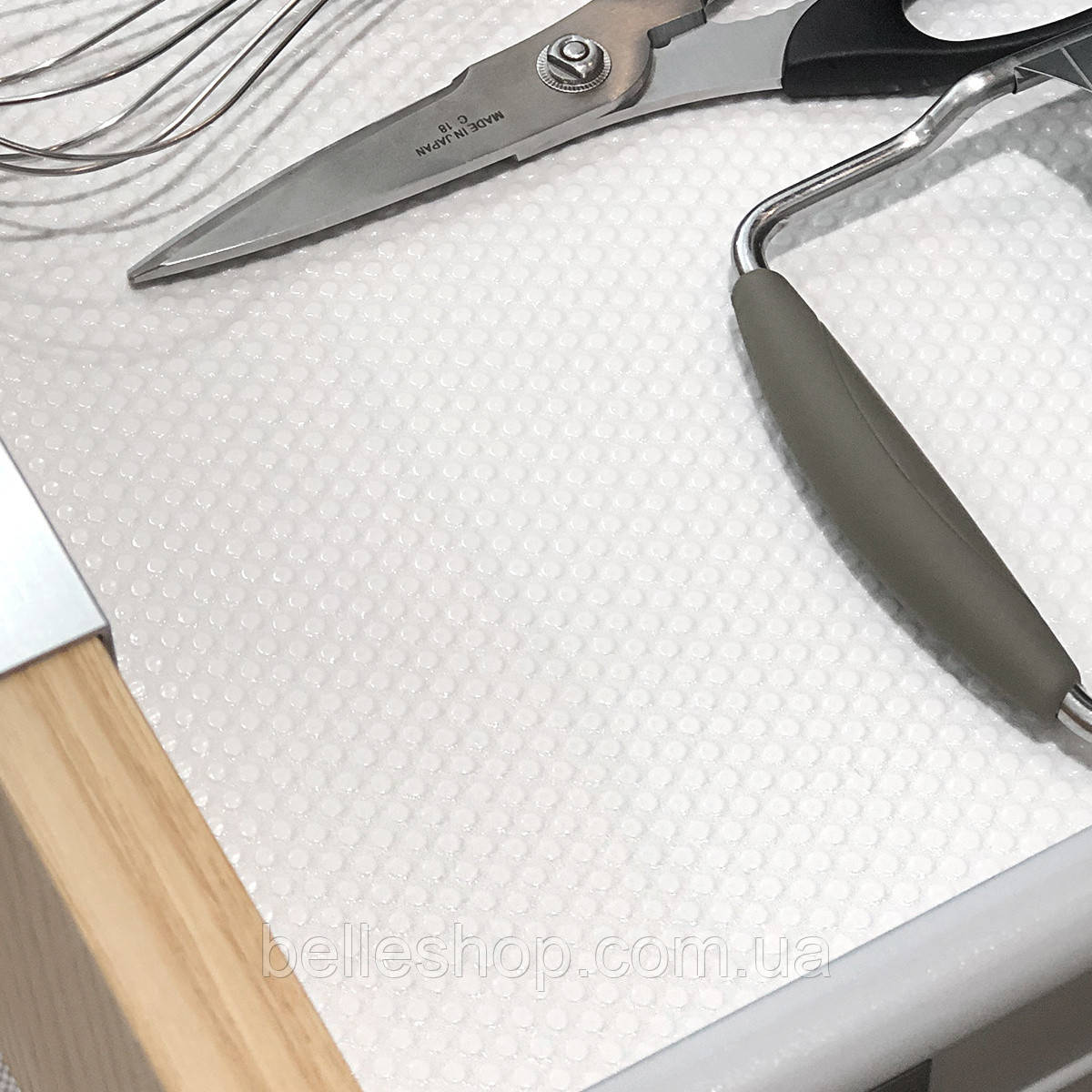 Килимок для полиць та ящиків dm-1200 white білий