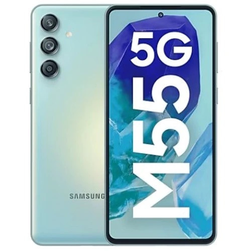 СМАРТФОН SAMSUNG GALAXY M55 5G 8/256GB LIGHT GREEN (SM-M556BLGY)