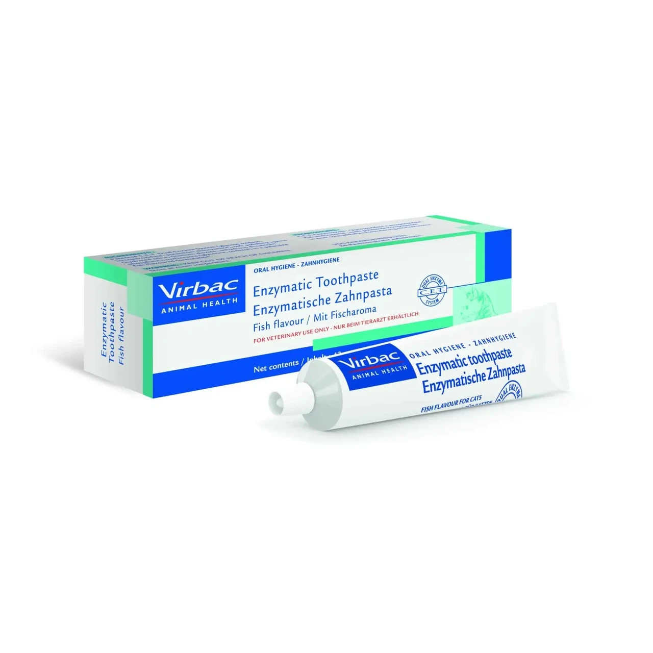 Зубна паста для кішок Virbac Enzymatic для кішок зі смаком риби 43 г