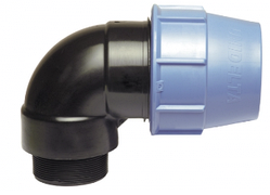 Коліно із зовнішнім різьбленням КЗР Unidelta 20х1/2" (20х1/2")
