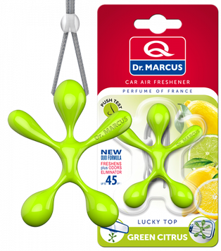 Ароматизатор LUCKY TOP цитрус (Green Citrus) (підвіс) 054534