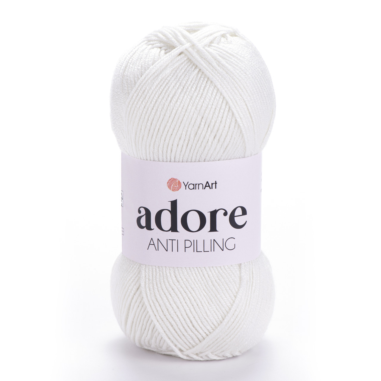 Yarnart ADORE (Ярнарт Адор) № 357 димчасто-білий (Акрилова пряжа, нитки для в'язання)