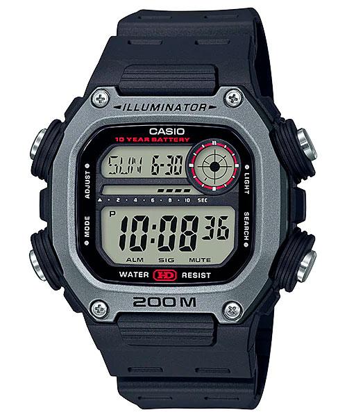 Чоловічий водонепроникний електронний годинник Casio DW-291H-1A
