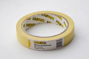 Стрічка клейка малярська 20 мм*40м MR-7020472 UNIFIX MR-7020472