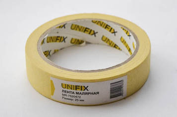 Стрічка клейка малярська 25 мм*40м MR-7520472 UNIFIX MR-7520472