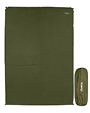 Килимок самонадувний двомісний Tramp Comfort Double 185х127х5 см, хакі оливковий