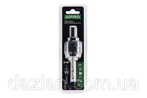 Хвостовик для коронок Bi-Met 7/16" HEX Ø 32-210 мм APRO 812148
