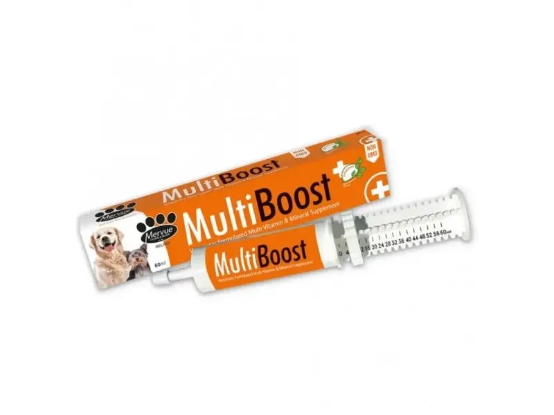 Мультивітамінна паста Mervue MultiBoost Pasta for Dogs для імунітету собак та цуценят 60 ml