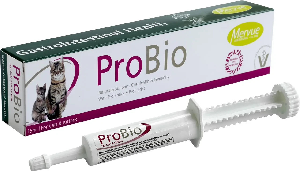 Пробіотики для кішок Mervue ProBio paste 15 ml