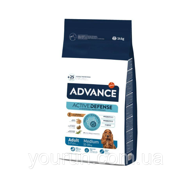 Advance (Едванс) Dog Medium Adult - Корм для дорослих собак середніх порід 10 кг
