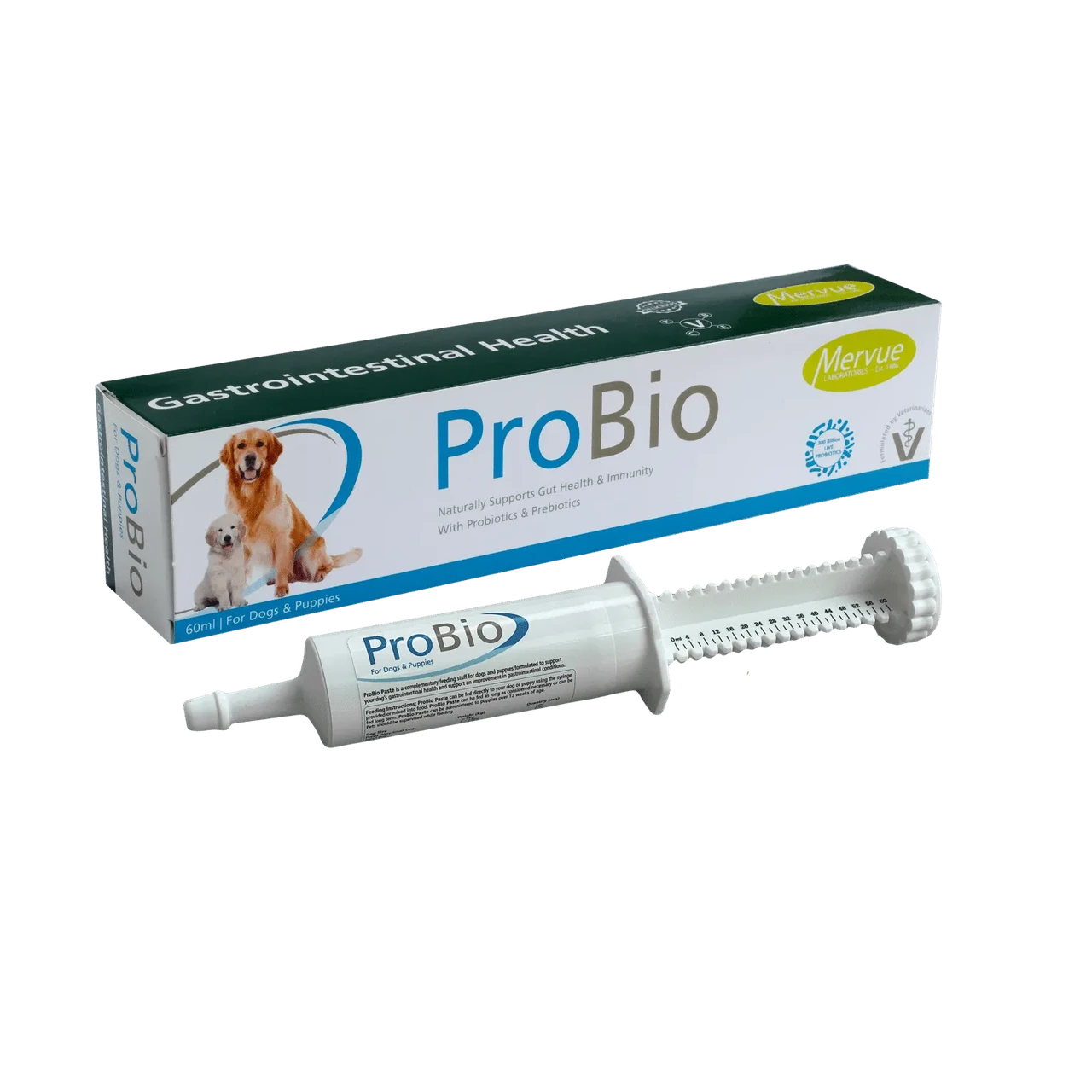 Пробіотик Mervue ProBio paste для підтримки здоров'я кишечника та імунітету собак 30 ml