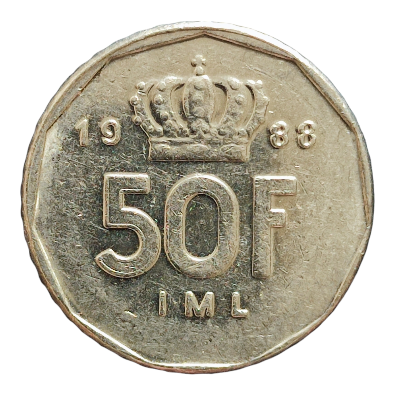 Люксембург 50 франків, 1988