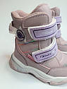 Зимові черевики для дівчинки Tom M 10248 H purple фіолетові р.24,25,27, фото 4