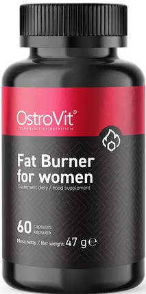 Жироспалювач для жінок OstroVit Fat Burner for women 60 caps, фото 1