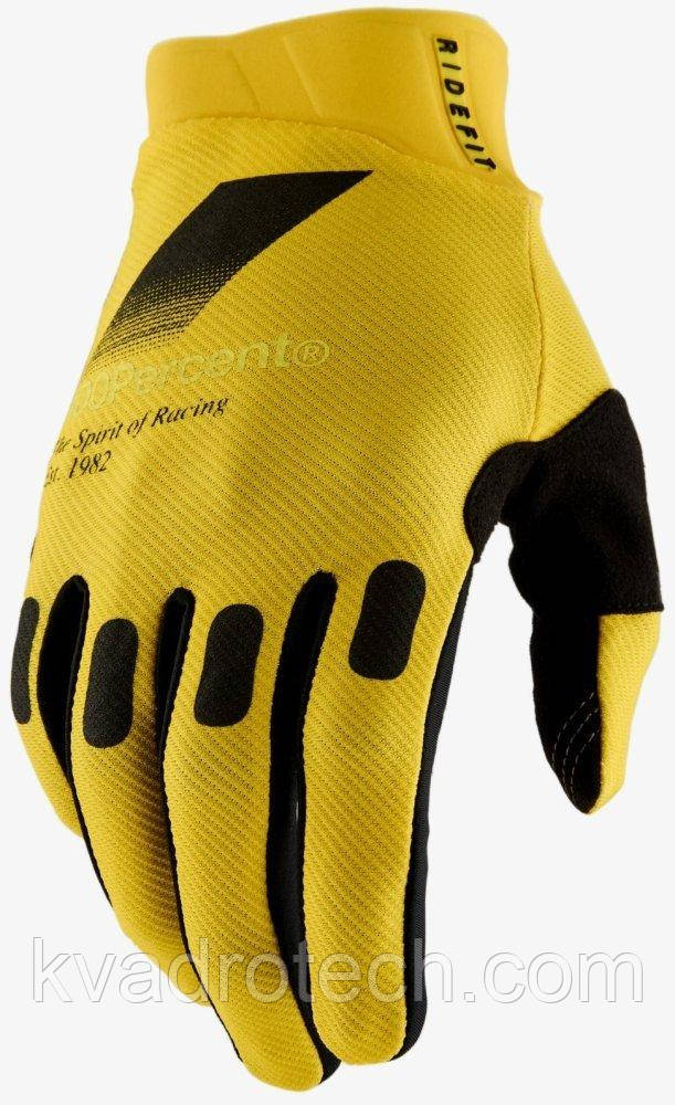 Перчатки Ride 100% RIDEFIT Glove [Yellow], фото 1