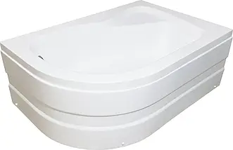 Душовий піддон KO&PO 117 R 120x80х40 см правий асиметричний акриловий, фото 3