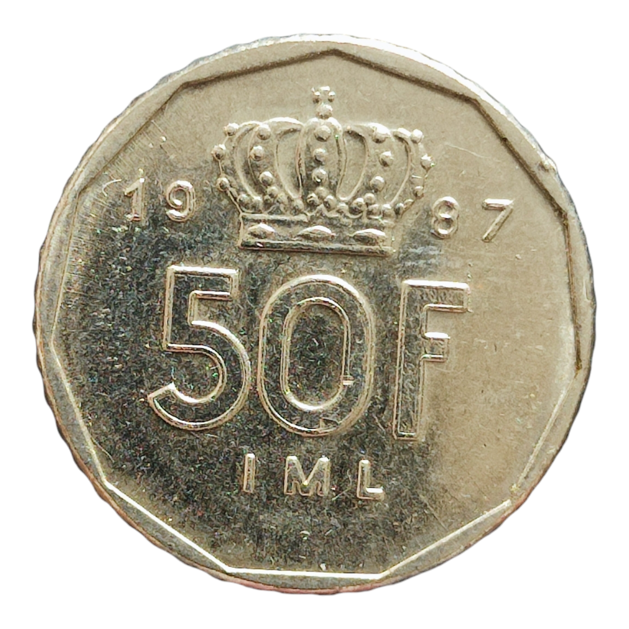 Люксембург 50 франків, 1987