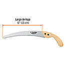 Ножівка садова Expert, вигнута 330 мм сталь SK5, японський зуб 7TPI, фото 2