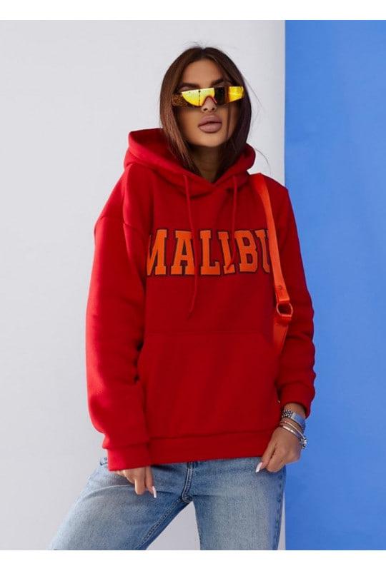 Модне жіноче худі з принтом Malibu