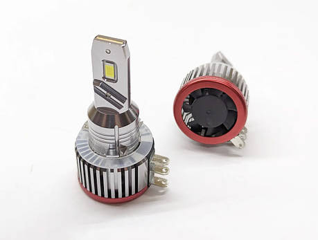Світлодіодні LED лед лампи Head Light R20 цоколь H15 100Вт біле світло 6000К, 16000Лм, 12/24V canbus, обманка, фото 1