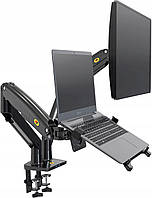 Настольный крепеж кронштейн для монитора и ноутбука F160 + подставка