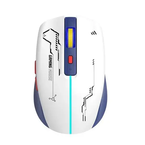 Мишка ігрова безпровідна з підсвіткою MARVO M796W |2.4G, BT5.1, 3200 dpi| Білий