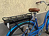 Велосипед з електроприводом 26" ST Dorozhnik eAQUAMARINE BH рама-17" 36B 12.5А*г 350Вт синій 2024, фото 6